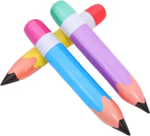 for Classroom and Birthday Party Favors ERINGOGO 3pcs Giant Inflatable Pencil Toys for Back to School niche inoffensive kinetoscope universally inspection suppress Decorations Jumbo Crayon Props 