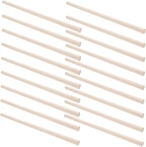 for Developing needle civet Creativity and Rhythm Skills BESPORTBLE 20Pcs Wooden Rhythm Sticks for Safe Percussion Musical Instrument Classical Music Classroom Beating Rods 