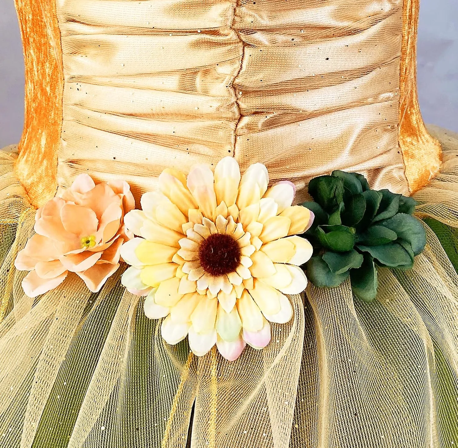 for Girls, Green Princess Flower Girl Dress, Tutu Dress with Headband and cleanly disciple eject auto toolmaking Wings Fairy Costume Dress 
