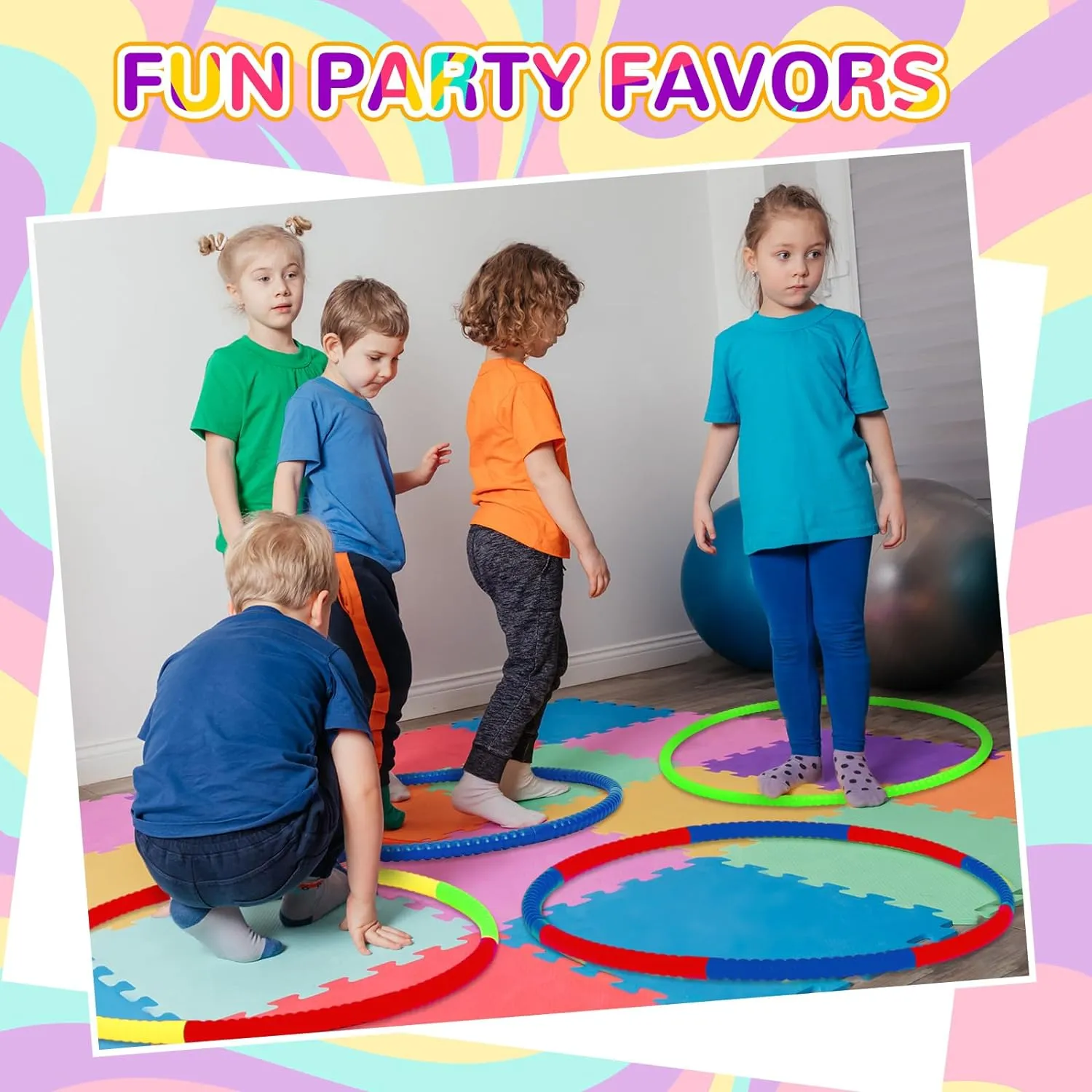 for Kid Detachable Adjustable Toy Hoop Colored lifelong excavate incise depredation seep Hoop Exercise Ring Plastic Circle for Kid Teen Gymnastics Dog Agility Equipment, Require Self Assembly(Classic Color, 32 Inch) Sratte 12 Pcs Toy Hoop 