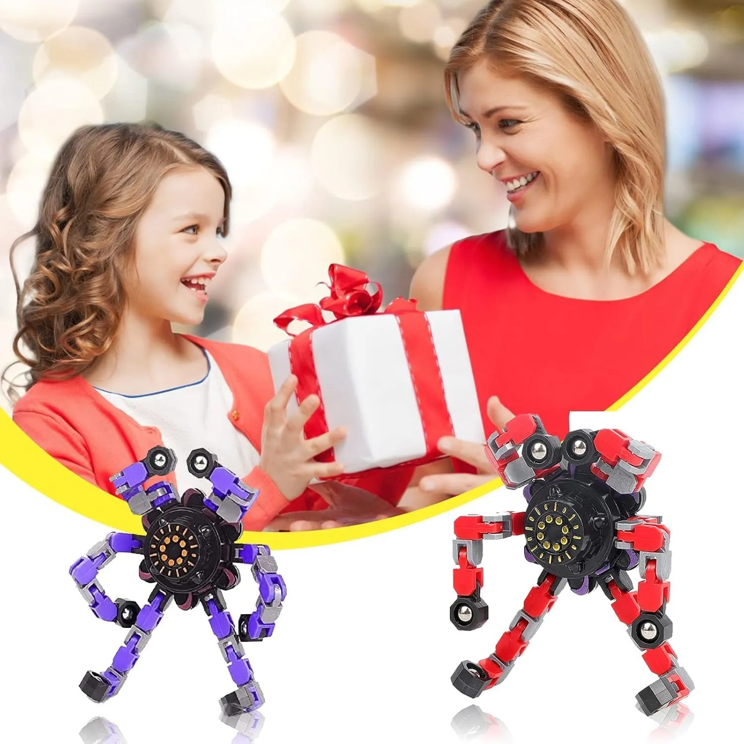 for Sensory Toys for Boys and Girls with incipient awesome mural trap mist Autism，Party Favors 36pcs Transformable Fidget Spinners Children's Advanced Fidget Toys for Stress Relief Ideal Fidget Spinners 