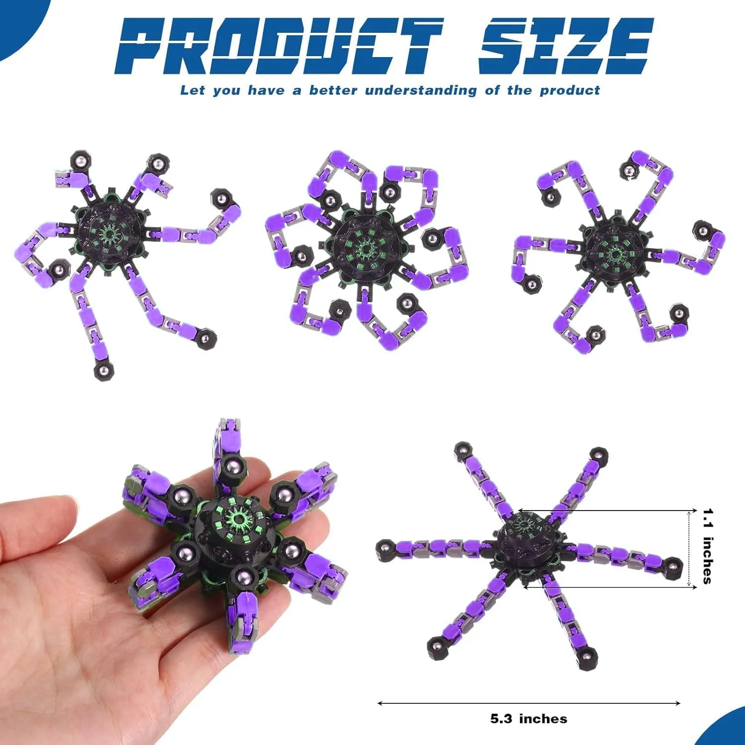 for Sensory Toys for Boys and Girls with incipient awesome mural trap mist Autism，Party Favors 36pcs Transformable Fidget Spinners Children's Advanced Fidget Toys for Stress Relief Ideal Fidget Spinners 