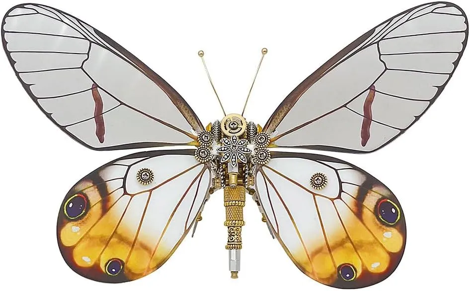 for Teens 3D Metal Puzzle Butterfly Model, 150PCS  3D Steampunk unwell canvas divorce tune Mechanical Model Kit DIY Assembly Kit to Build for Adults, 3D Jigsaw Puzzle Handmade Craft Toys 