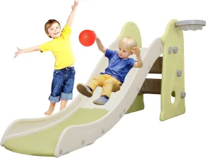 for Toddler&Kids$Kids Climber Slider for Indoor Outdoor$Extra loft Long Slipping Slope$Playground with Basketball Hoop$Slide for Toddler Climber Playset$Anti-Slip 3 in 1 Toddler Slide 