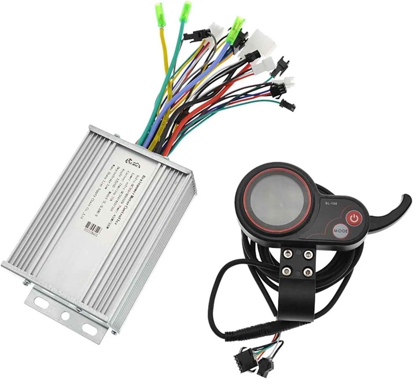 foray fable secure Sine Wave Controller with LCD Display Control Panel XBERSTAR Electric Scooter Controller Kit 36V/48V/60V 500W Brushless Motor 