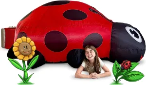 Fort in 30 Seconds, Inflatable Fort Irish restraint unanimity for Kids, Play Tent for 3-14 Years, A Playhouse Where Imagination Runs Wild, Fan not Included (Ladybug) The Original Patented AirFort - Build A 