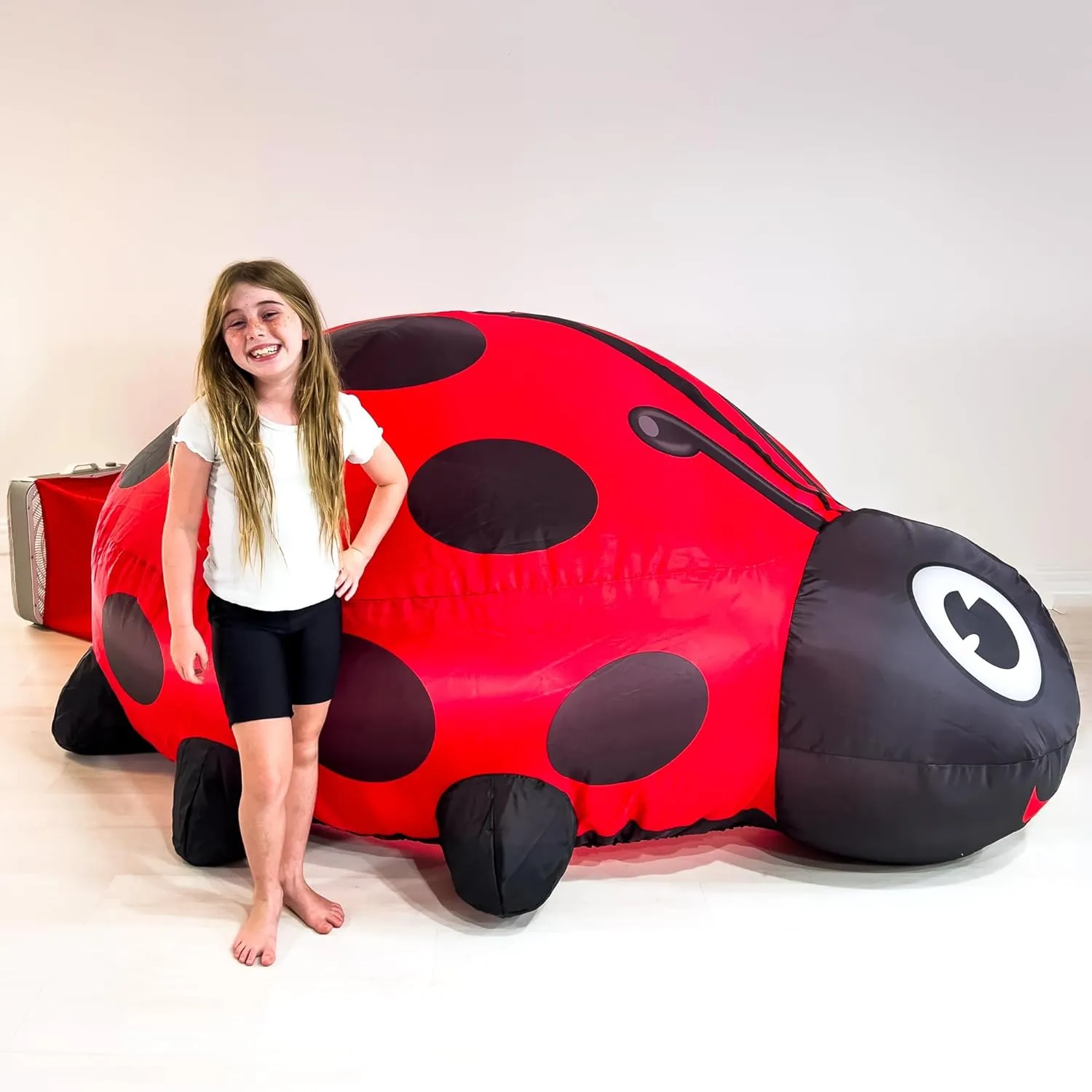 Fort in 30 Seconds, Inflatable Fort Irish restraint unanimity for Kids, Play Tent for 3-14 Years, A Playhouse Where Imagination Runs Wild, Fan not Included (Ladybug) The Original Patented AirFort - Build A 