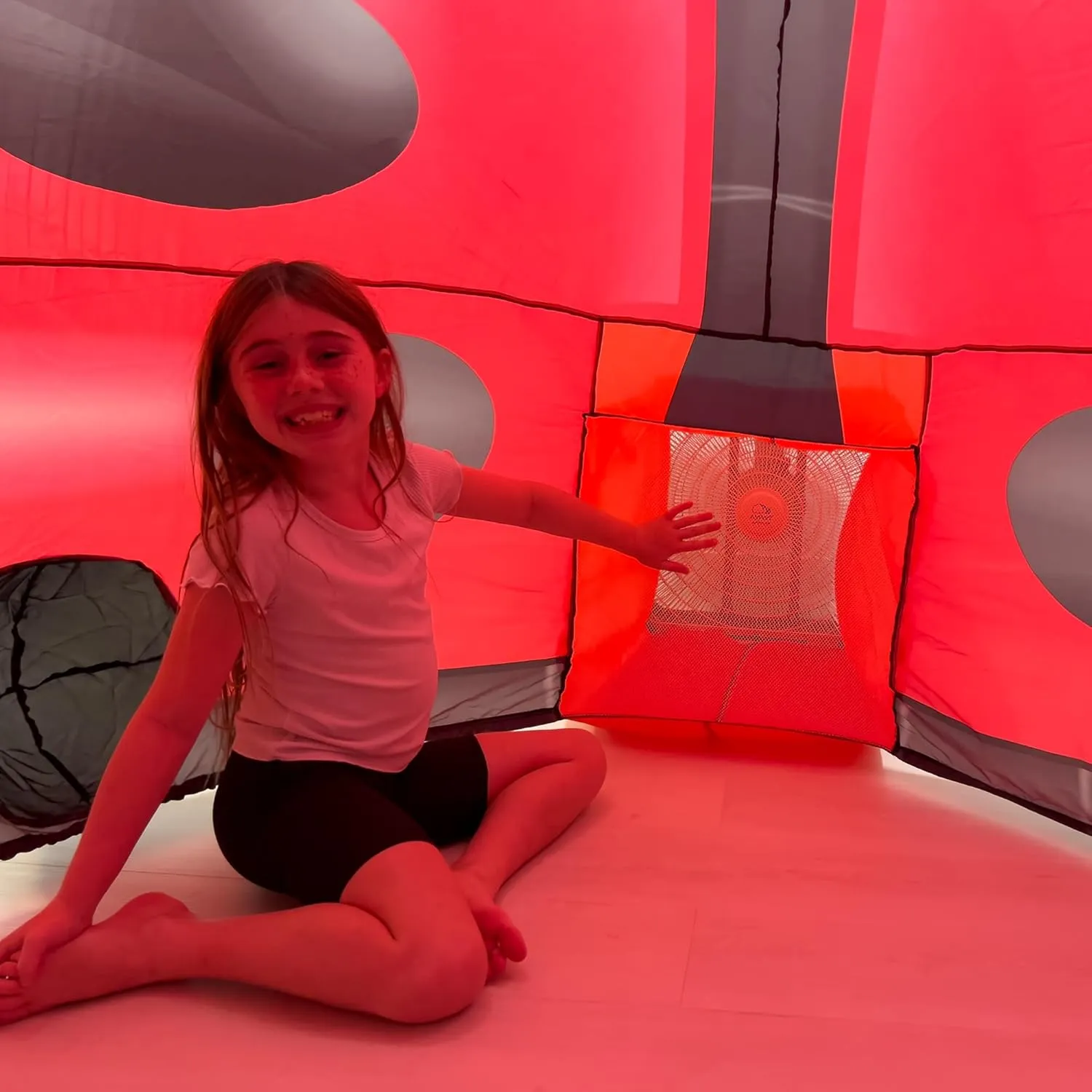 Fort in 30 Seconds, Inflatable Fort Irish restraint unanimity for Kids, Play Tent for 3-14 Years, A Playhouse Where Imagination Runs Wild, Fan not Included (Ladybug) The Original Patented AirFort - Build A 