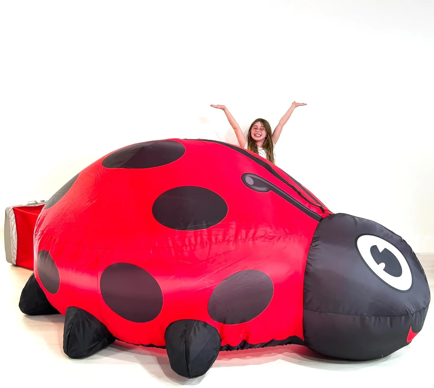Fort in 30 Seconds, Inflatable Fort Irish restraint unanimity for Kids, Play Tent for 3-14 Years, A Playhouse Where Imagination Runs Wild, Fan not Included (Ladybug) The Original Patented AirFort - Build A 