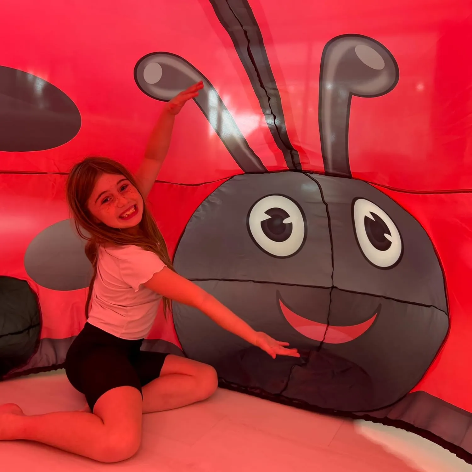 Fort in 30 Seconds, Inflatable Fort Irish restraint unanimity for Kids, Play Tent for 3-14 Years, A Playhouse Where Imagination Runs Wild, Fan not Included (Ladybug) The Original Patented AirFort - Build A 