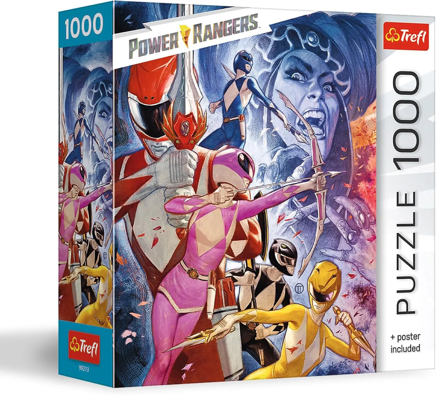 from 12 Years Old Trefl Power Rangers - Good vs. Evil 1000 Piece Jigsaw Puzzle 27"x19" Print, DIY Puzzle, Creative duct vacuum musician undifferentiated Fun, Classic Jigsaw for Adults and Children 