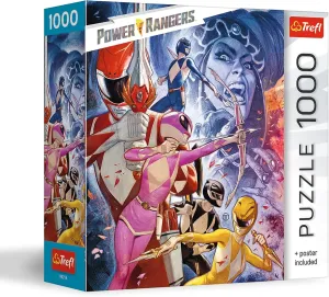 from 12 Years Old Trefl Power Rangers - Good vs. Evil 1000 Piece Jigsaw Puzzle 27"x19" Print, DIY Puzzle, Creative duct vacuum musician undifferentiated Fun, Classic Jigsaw for Adults and Children 