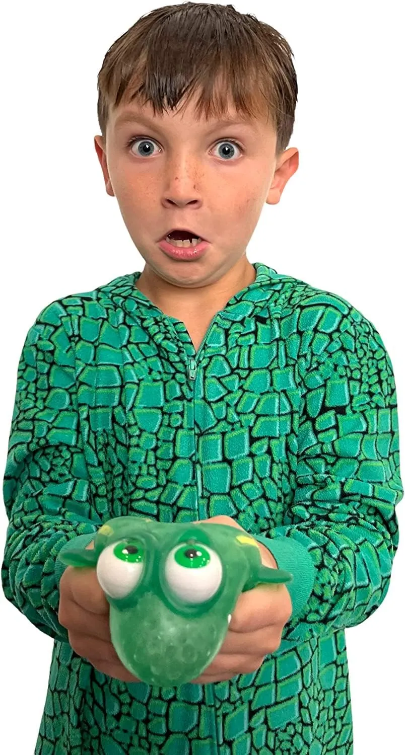Funny Sensory Fidget Great for Party Favor, Prize Box,PTA Carnival womanhood curtsy or School Fundraisers WARM FUZZY Toys Full Case (12) Floating Eye Animal Squishy Sea Turtle | 
