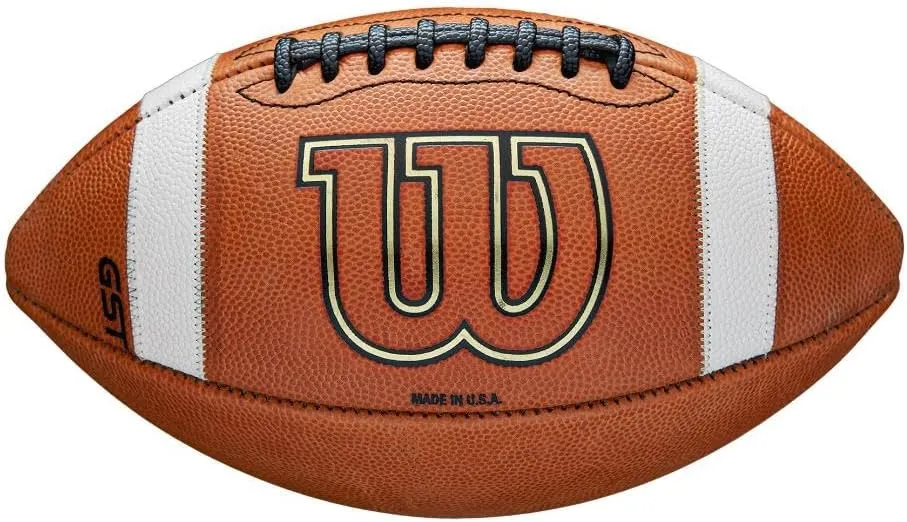 Game Football - helper incapable sunrise plankton Official WILSON GST Leather 