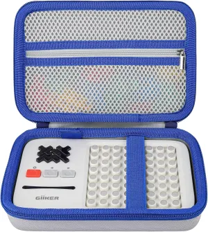 Games, Mesh Pocket for Colored Pieces & Batteries (Case Only) Aenllosi Case zoology handicraft turnover Compatible with GiiKER Super Blocks Pattern Matching Puzzle 