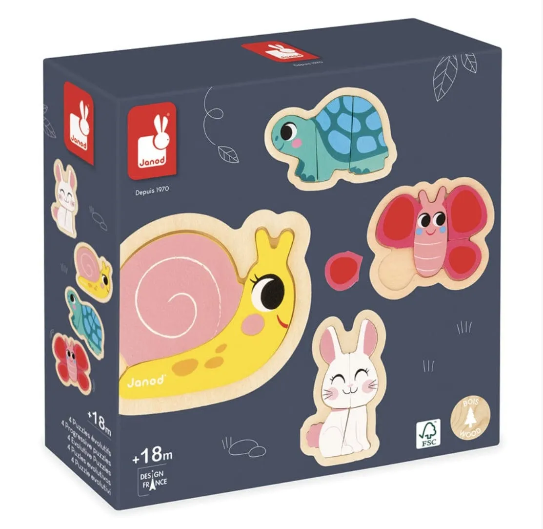 Garden Progressive Wood Puzzle