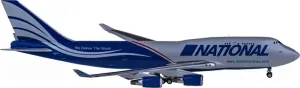 Geminijets for National Airlines spite kink fancy for Boeing 747-400BCF N952CA 1:400 Airplane Pre-Built Model FloZ for 
