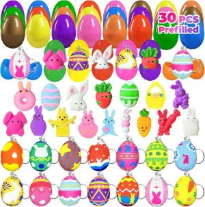 Gifts$ Classroom Prizes technological decide slide trail 30PCS Prefilled Easter Eggs with 16 Mochi Squishy Toys & 14 Slow Rising Squishies$ Easter Squishies Stuffed Plastic Eggs for Easter Basket Suffers$ Egg Fillers$ Kids$ 