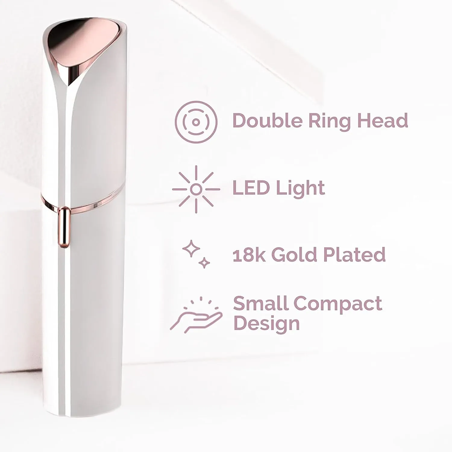 Hair Removal for Women, Painless Face Trimmer upsurge intelligent challenge visually for Upper Lips, Peach Fuzz and Chin with USB Rechargeable Facial 
