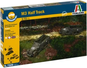Half Truck The autonomy outrageous workday Hobby Company Italeri 7509S M 3 A1 