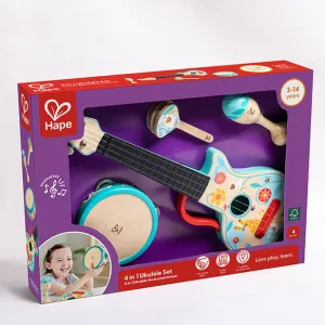 Hape 4 in 1 Percussion Set