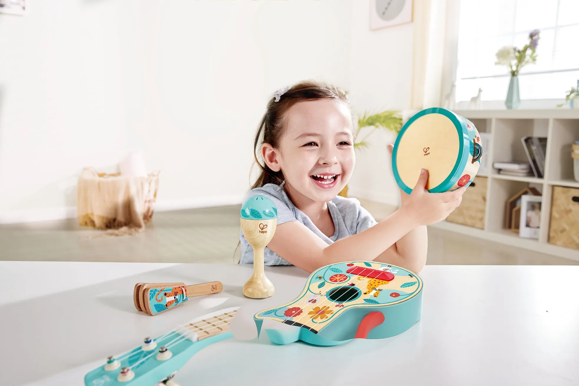Hape 4 in 1 Percussion Set