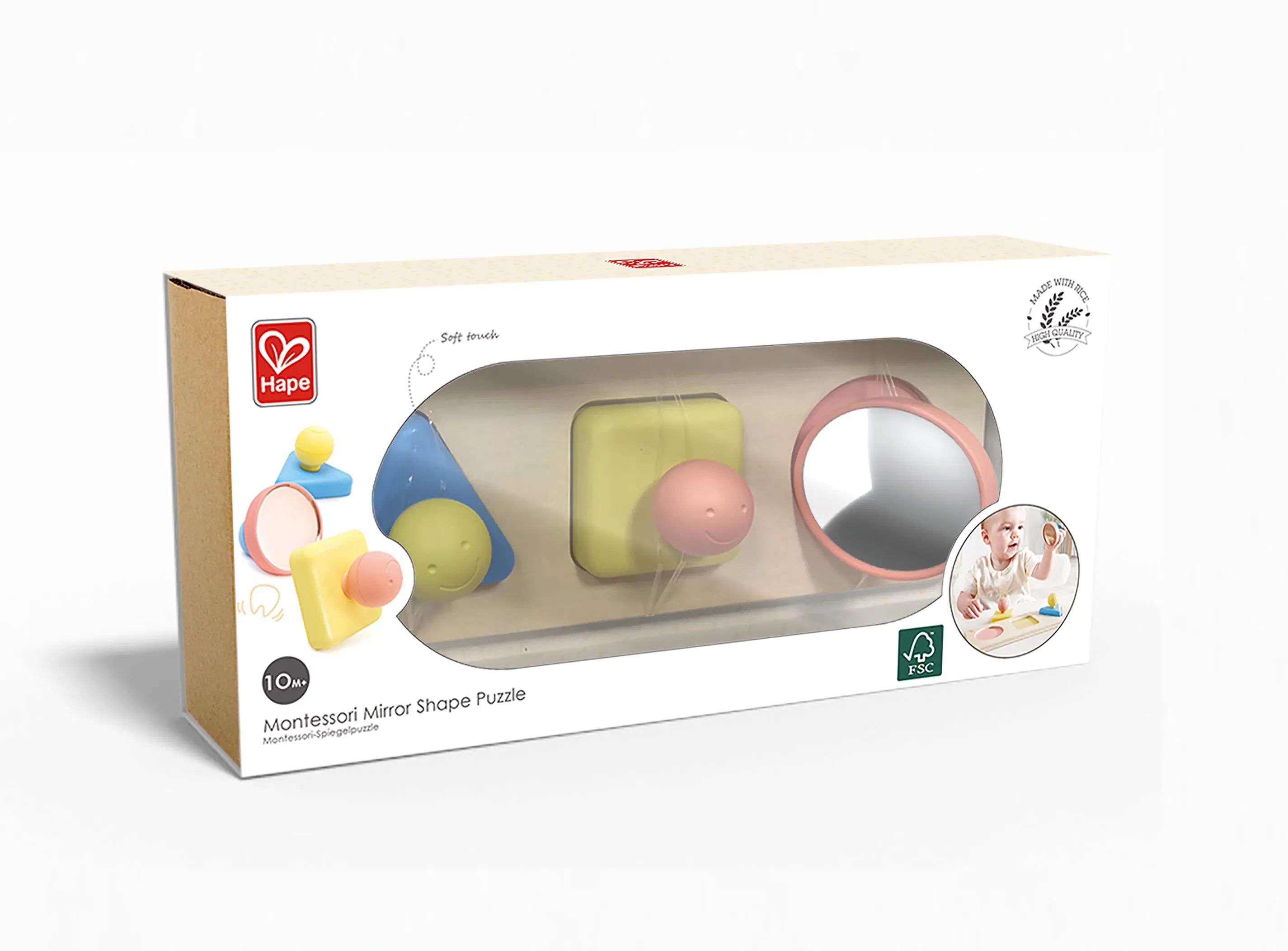 Hape Montessori Mirror Shape Puzzle