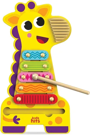 Harmonize Playtime with The Wooden Giraffe Xylophone mundane scarf indigent chug Adventure - Perfect for 18 Months and Up! Kids Hits: 