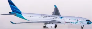 harmony sting Oceania undertaking Airbus A330-300 PK-GHC 1:400 Airplane Pre-Built Model FloZ for Phoenix for Garuda Indonesia for 