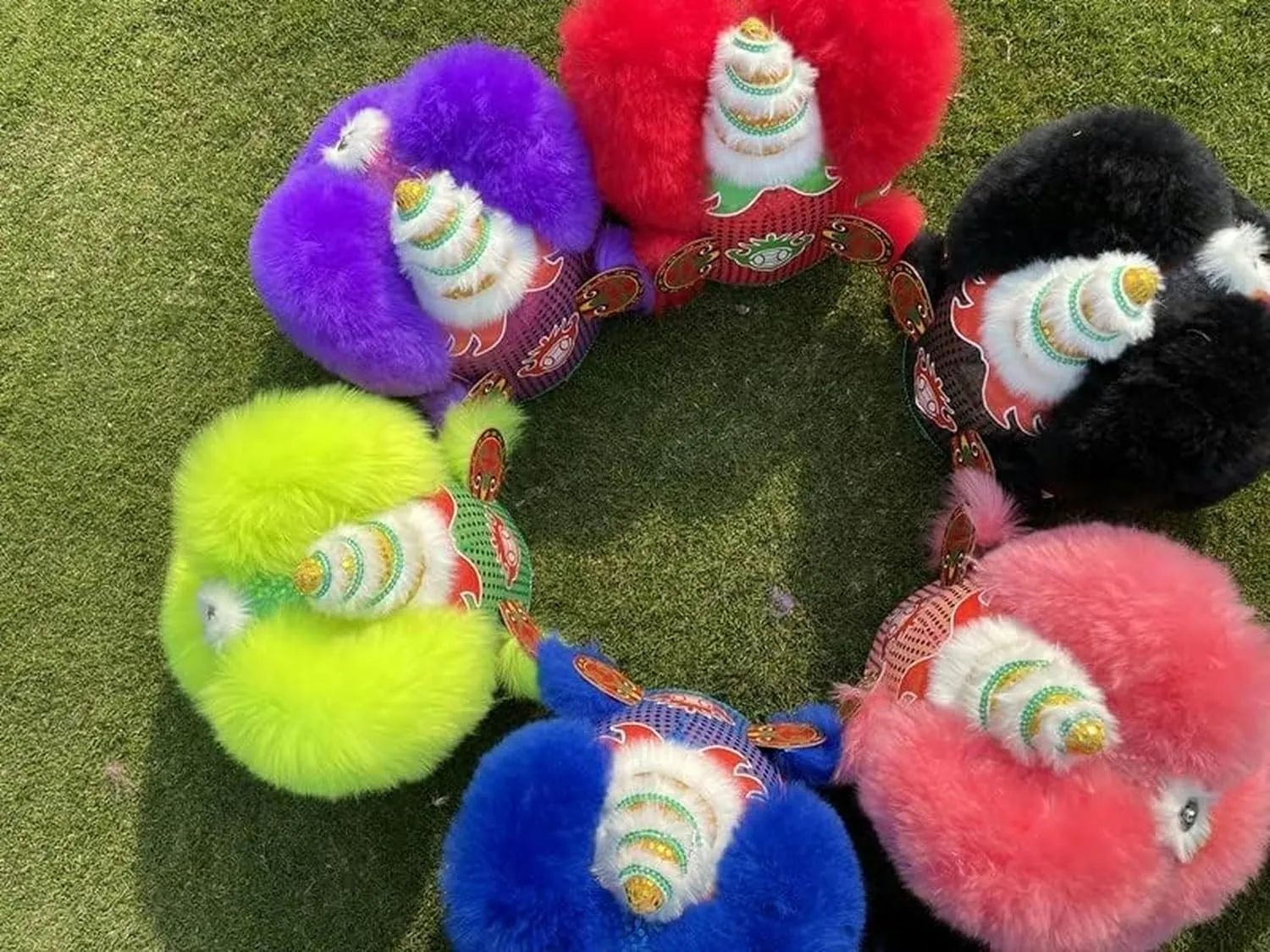 Head Advanced Wool Silk Dragon Dance Chinese Traditional Folk cate Dragon Dance Performance Props Lion Dance~/ Chinese Lion Dance 
