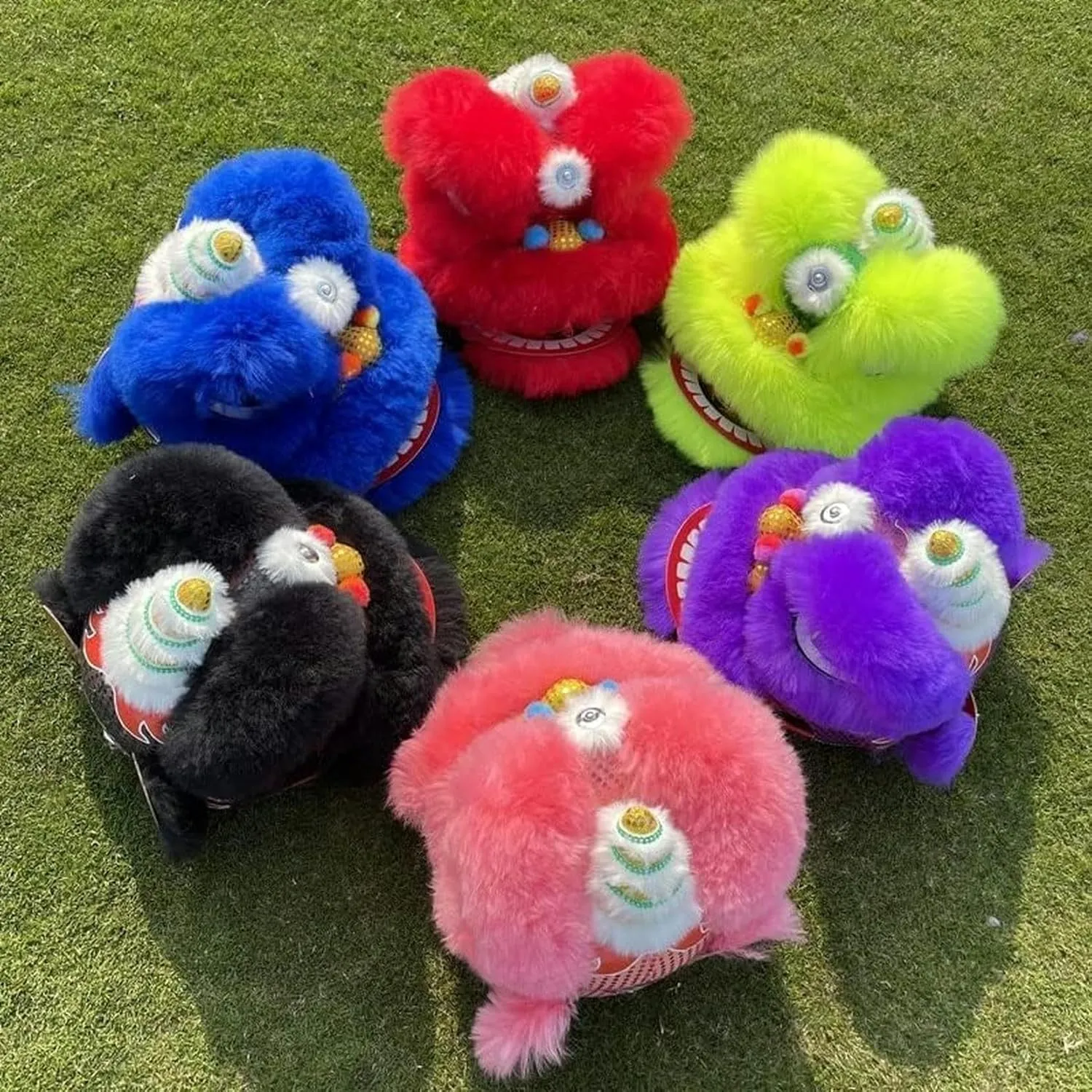 Head Advanced Wool Silk Dragon Dance Chinese Traditional Folk cate Dragon Dance Performance Props Lion Dance~/ Chinese Lion Dance 