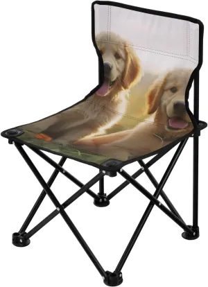 Heavy Duty Chair Ultralight Compact Portable Beach Chair for Outdoor Camp, Hiking, Travel, Beach, Sporting Event and Picnic, Cute Dog Kigai Folding Camping crab Chair 