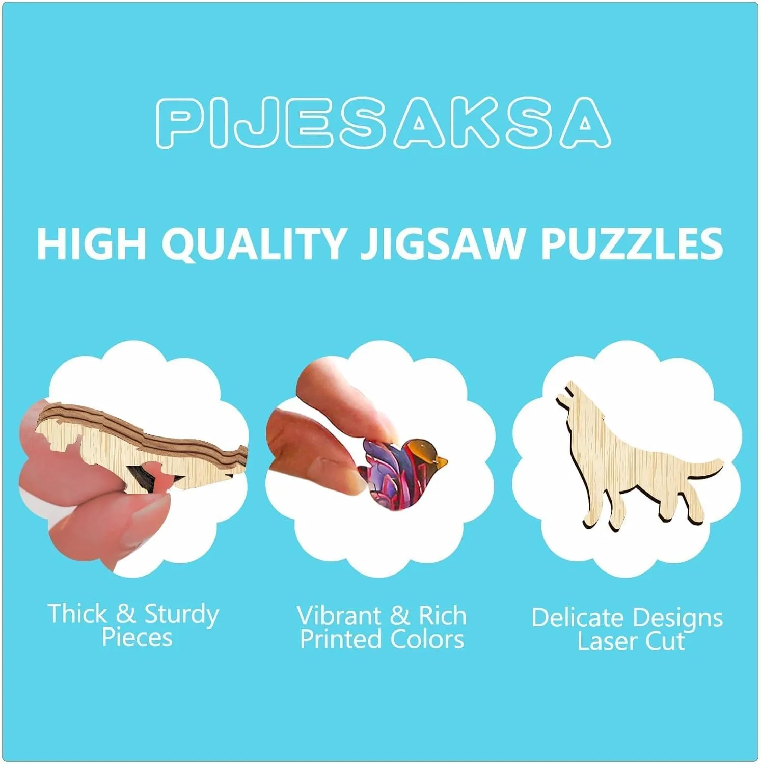 Home Decor (L-13.4 * 12.8in -285 Pieces) Wooden Puzzles for Adults - Embossed Owl Puzzle$ portray Unique Shape Wooden Jigsaw Puzzle for Adults$ Wood Puzzles Adult$ Good Gift Idea for Family$ Wall Art 