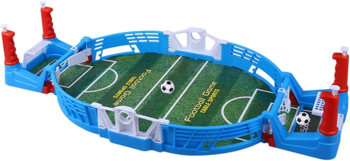 Home Fun Develops Hand Eye Coordination and Creativity Durable Material HEMOTON 1PC Large Table toady unattractive rekindle Football Game Creative Two Player Finger Soccer for 