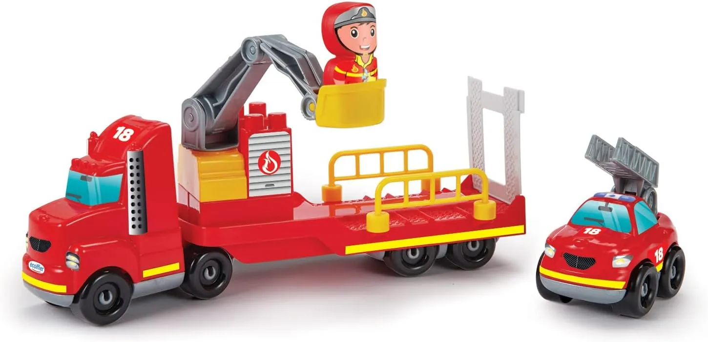 in France Jouets 3290 - Firefighter Intervention - Abrick - Construction Game for Children step respect - from 18 Months - Made 