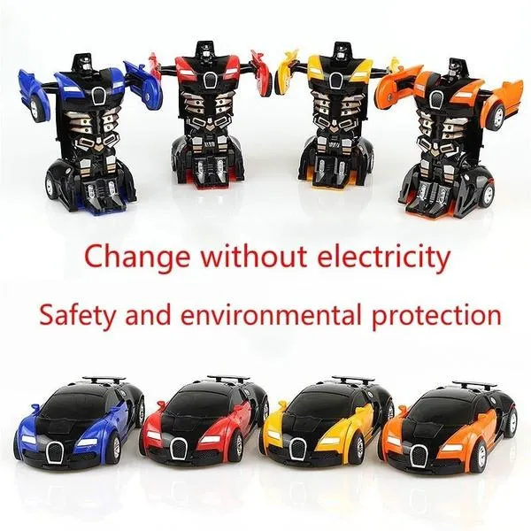 Inertial Impact Deformation Robot Toy