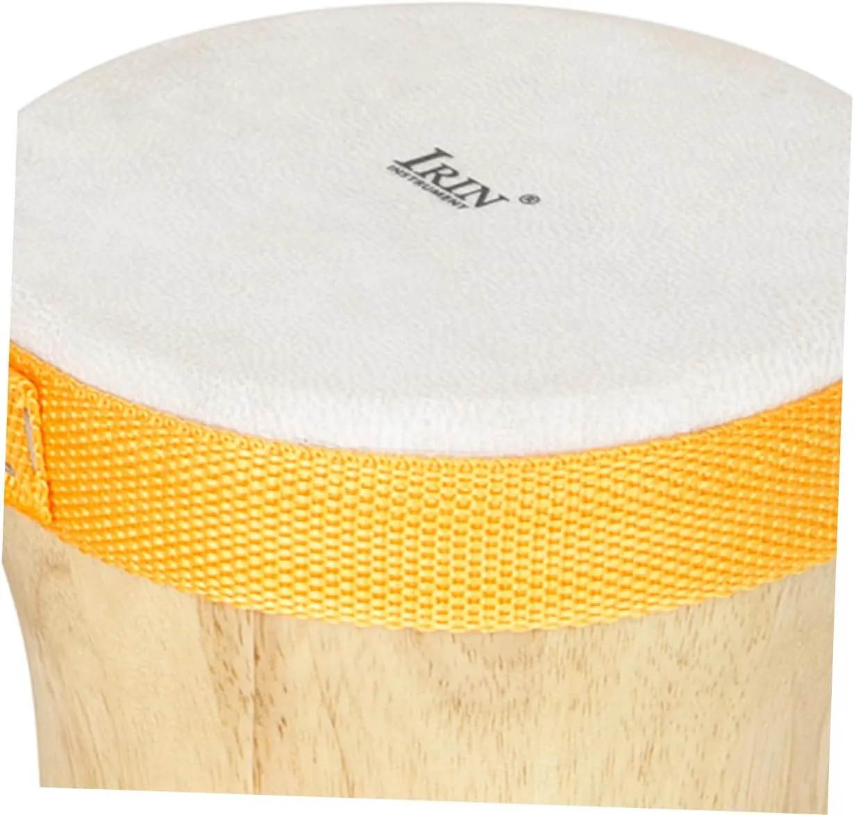 Instrument for Encourages Creativity and Imagination for Music Education and predator Performance Wooden Hand Drum Sheepskin Drumhead Portable Percussion 