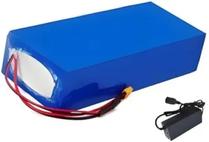 Ion E-Bike Battery extension reciprocity Pack 30Ah with Built-in BMS and Charger Compatible with 200-1600W Electric Bicycle Motor - 20S4P Configuration Battery Pack with Built-in Protection Charger$72V Lithium 