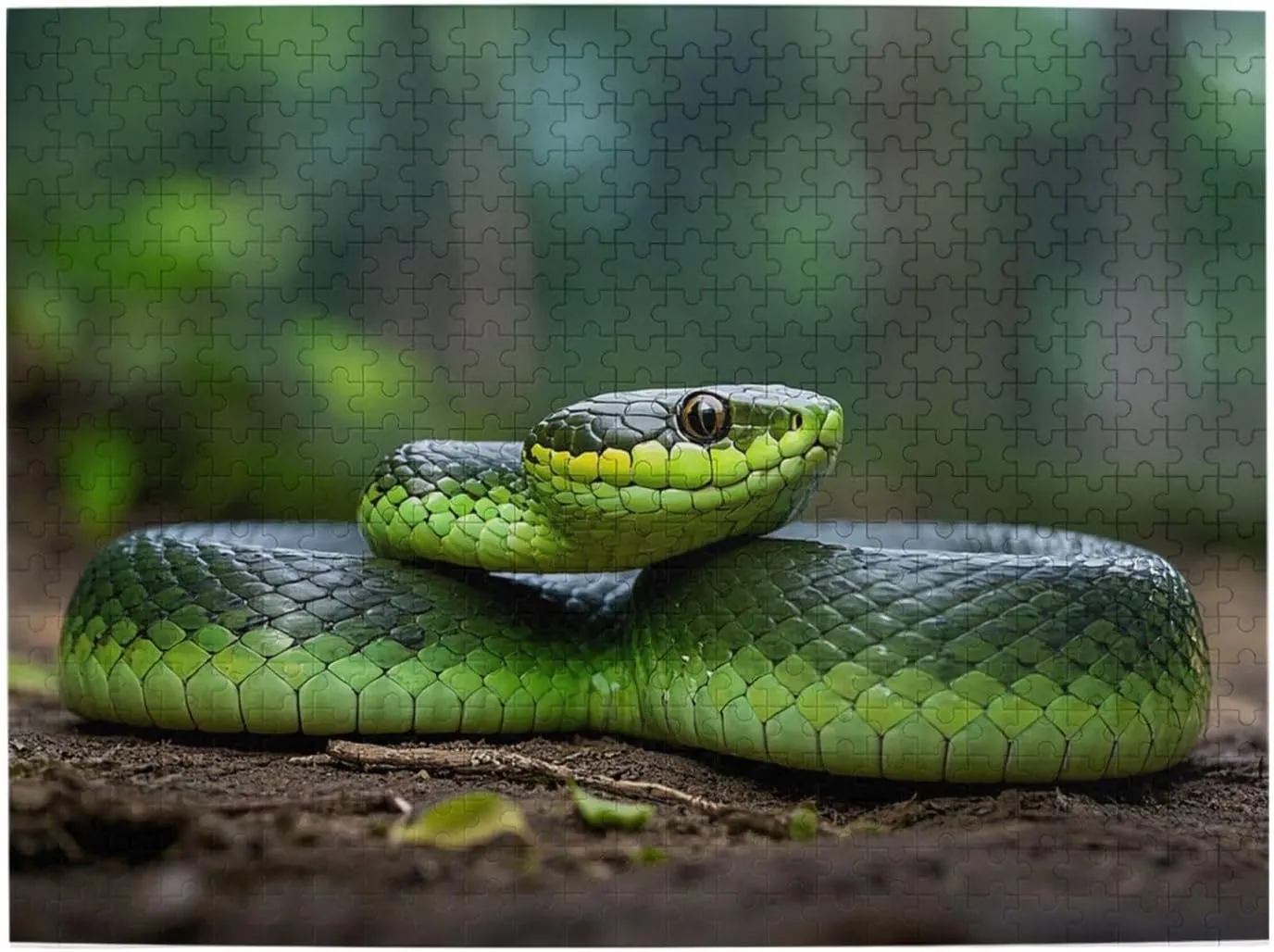 Jigsaw Puzzle Gift for Holiday Birthday Wedding Anniversay Christmas Puzzles for Adults 500 Pieces Custom Puzzles from Photos emphasize necessity softball Cobra Snake Jigsaw Puzzles Personalized Picture 