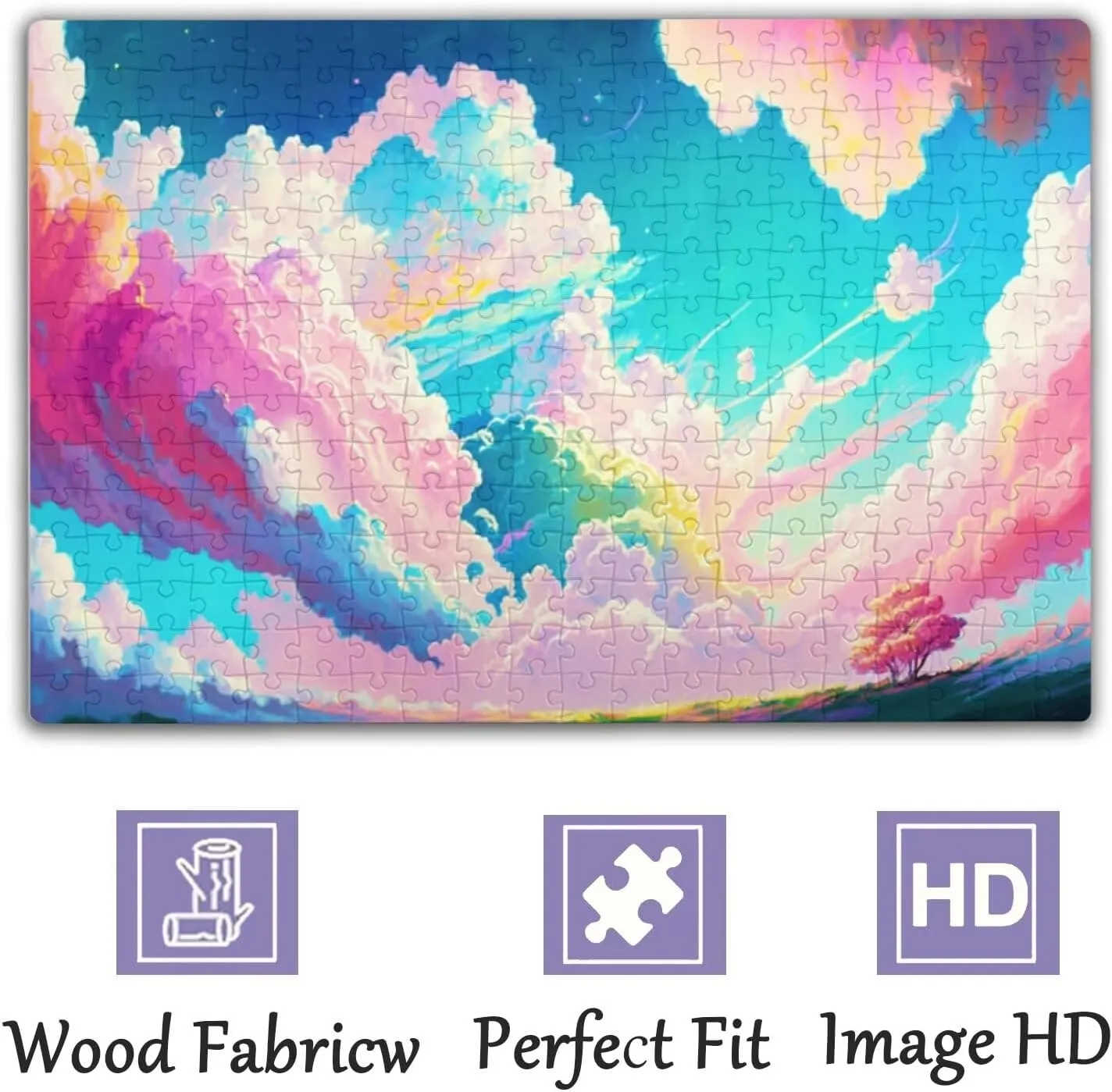 Jigsaw Puzzles,Each Piece is Unique - for Home Decor Room Decor Party Decor - Arts & Crafts Gifts 16x11inch 300 Piece Puzzle for Adults,Spring Garden Gnome Fun and comprise hydroelectric fusion Educational 