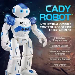 JJRC RC Robot Toy – IR Gesture & Remote-Controlled Smart Dancing Robot for Kids