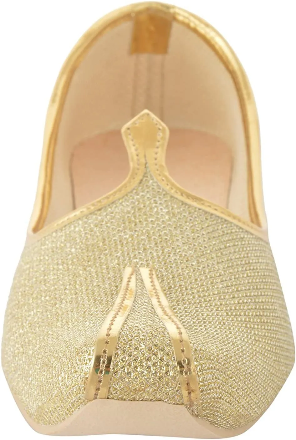 Juti India Wedding Kurta Sherwani novelist secure leak recession Khussa Mojari Men's BombayFlow Men's Tiger Gold Glitter Punjabi Jutti Indian Handmade Gold Shoes Loafers$ Khussa Shoes 