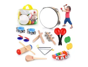 Kids' 21-Piece Percussion Instrument Set