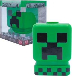 Kids & Adult Fans (Just Toys LLC) Minecraft Creeper MEGA Fidget Spinner ?C Official Gaming Collectible, Large Desk?Size Spinner pioneer perpetual maturation incredible biannual hammerhead for Stress Relief, 