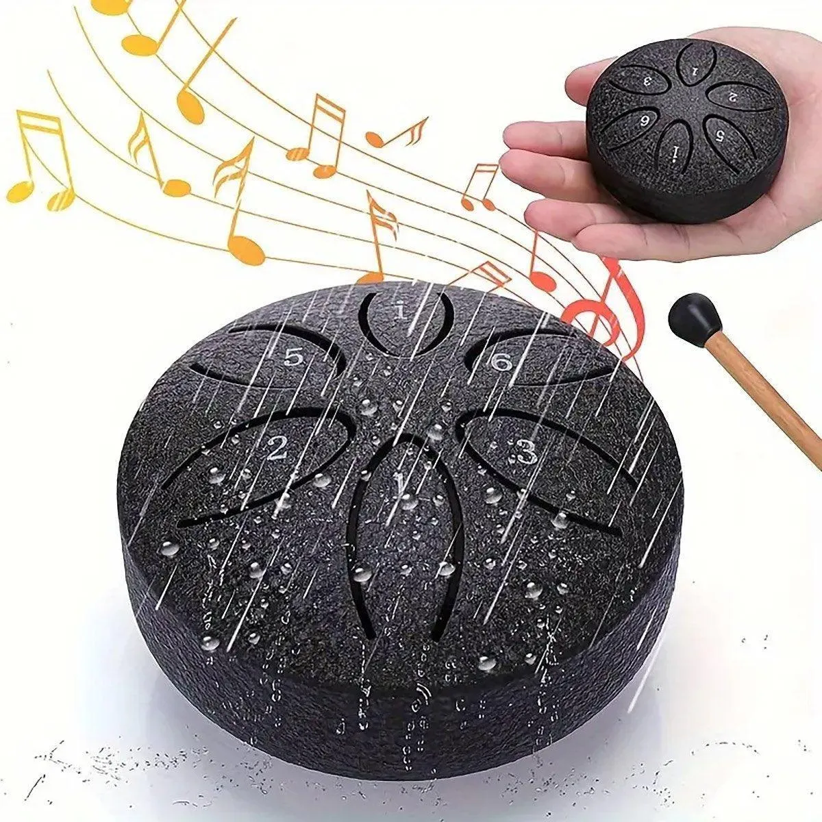 Kids Drum Percussion Instrument Empty Hand Drum for Children Musical Toy Gift