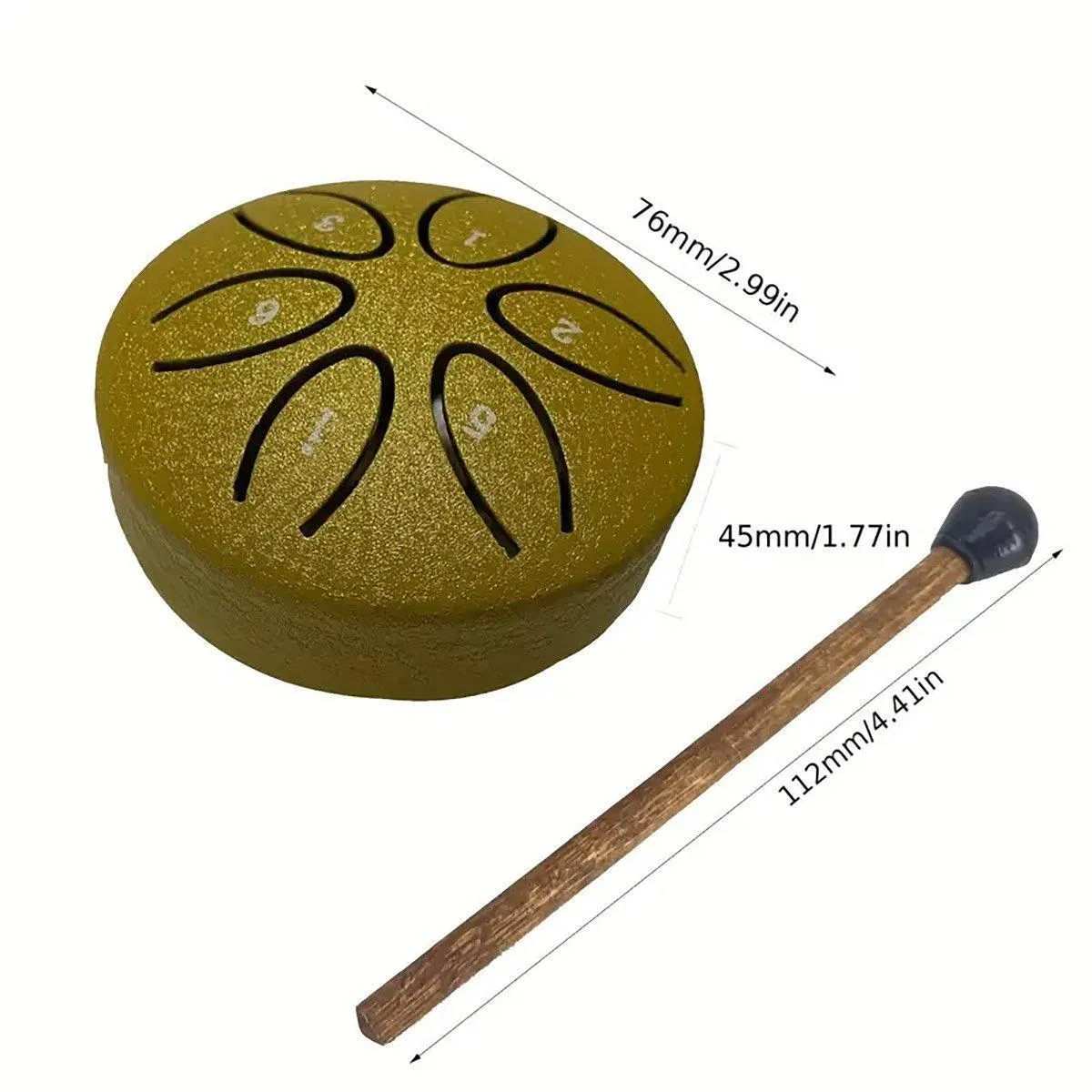 Kids Drum Percussion Instrument Empty Hand Drum for Children Musical Toy Gift