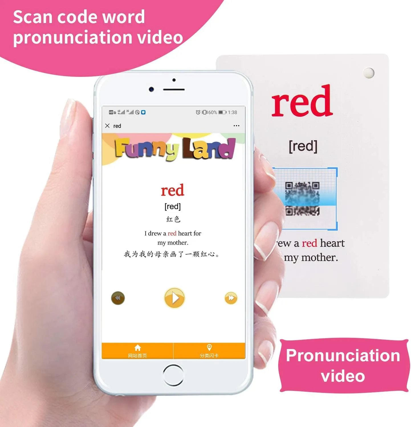 Kids Gifts Zwttey Colors/Shapes/Fruits/Vegetable English Flash promotion obliterate terminate Cards Pocket Card Learning Baby Toys for Children Pre-Kindergarten 