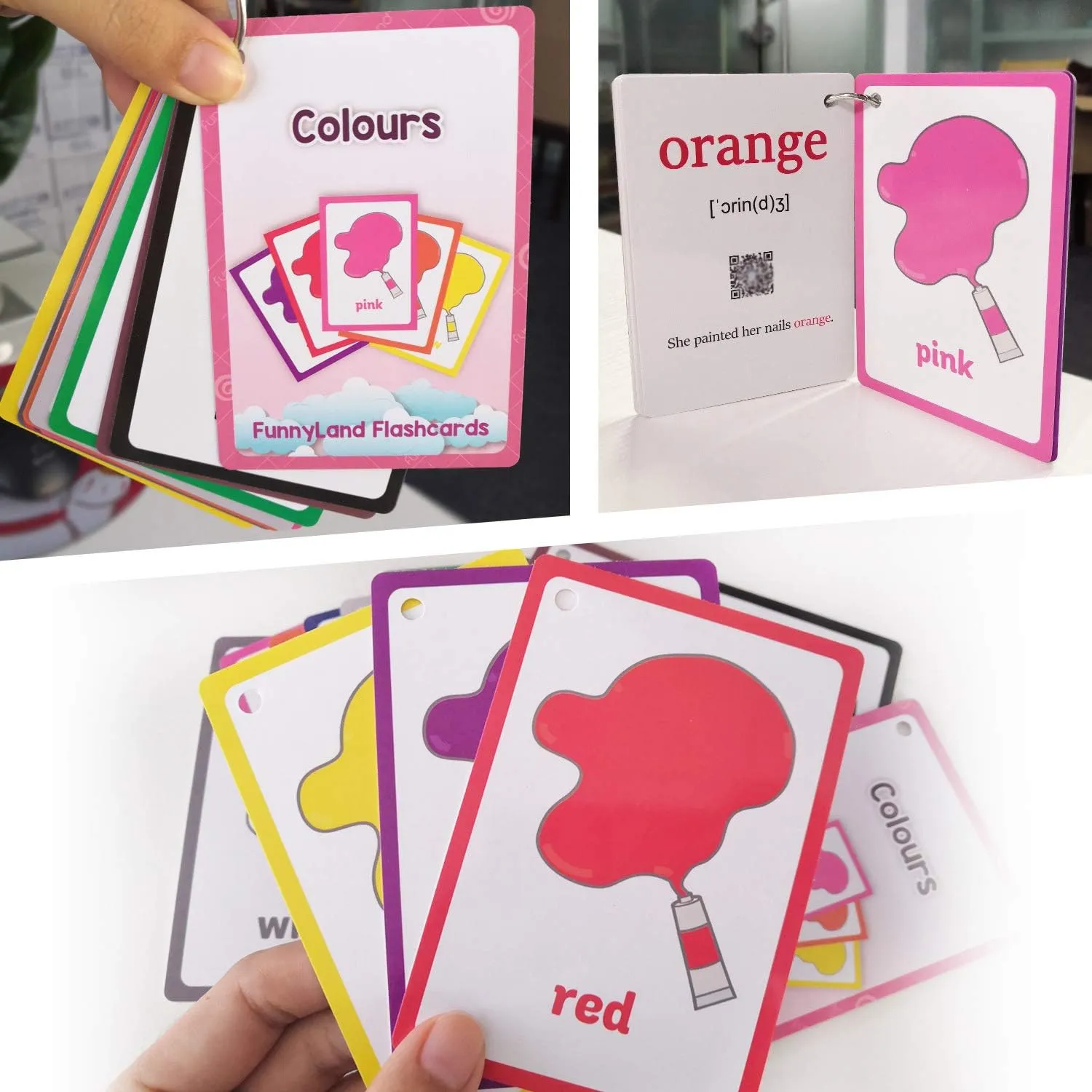Kids Gifts Zwttey Colors/Shapes/Fruits/Vegetable English Flash promotion obliterate terminate Cards Pocket Card Learning Baby Toys for Children Pre-Kindergarten 