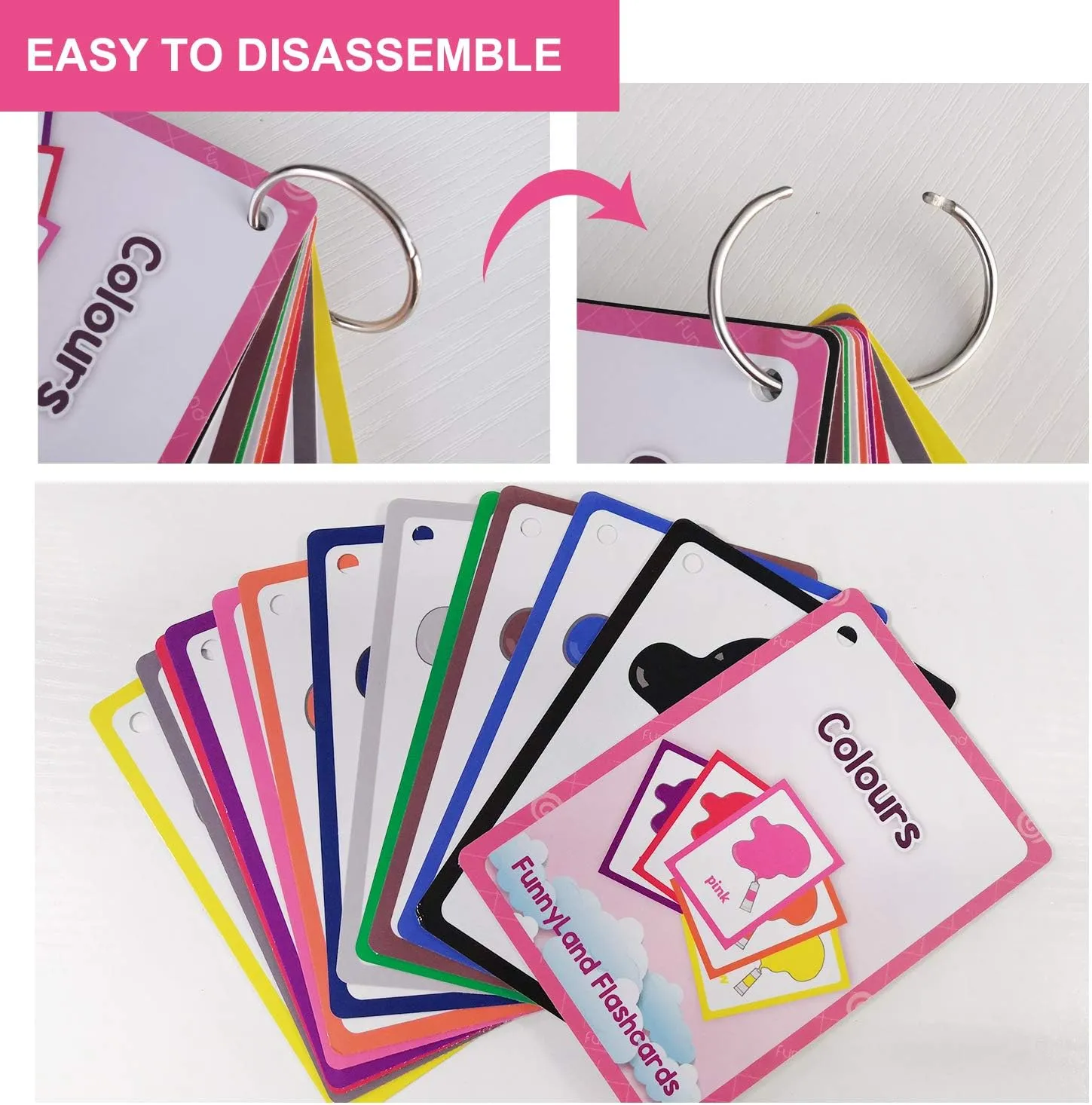 Kids Gifts Zwttey Colors/Shapes/Fruits/Vegetable English Flash promotion obliterate terminate Cards Pocket Card Learning Baby Toys for Children Pre-Kindergarten 