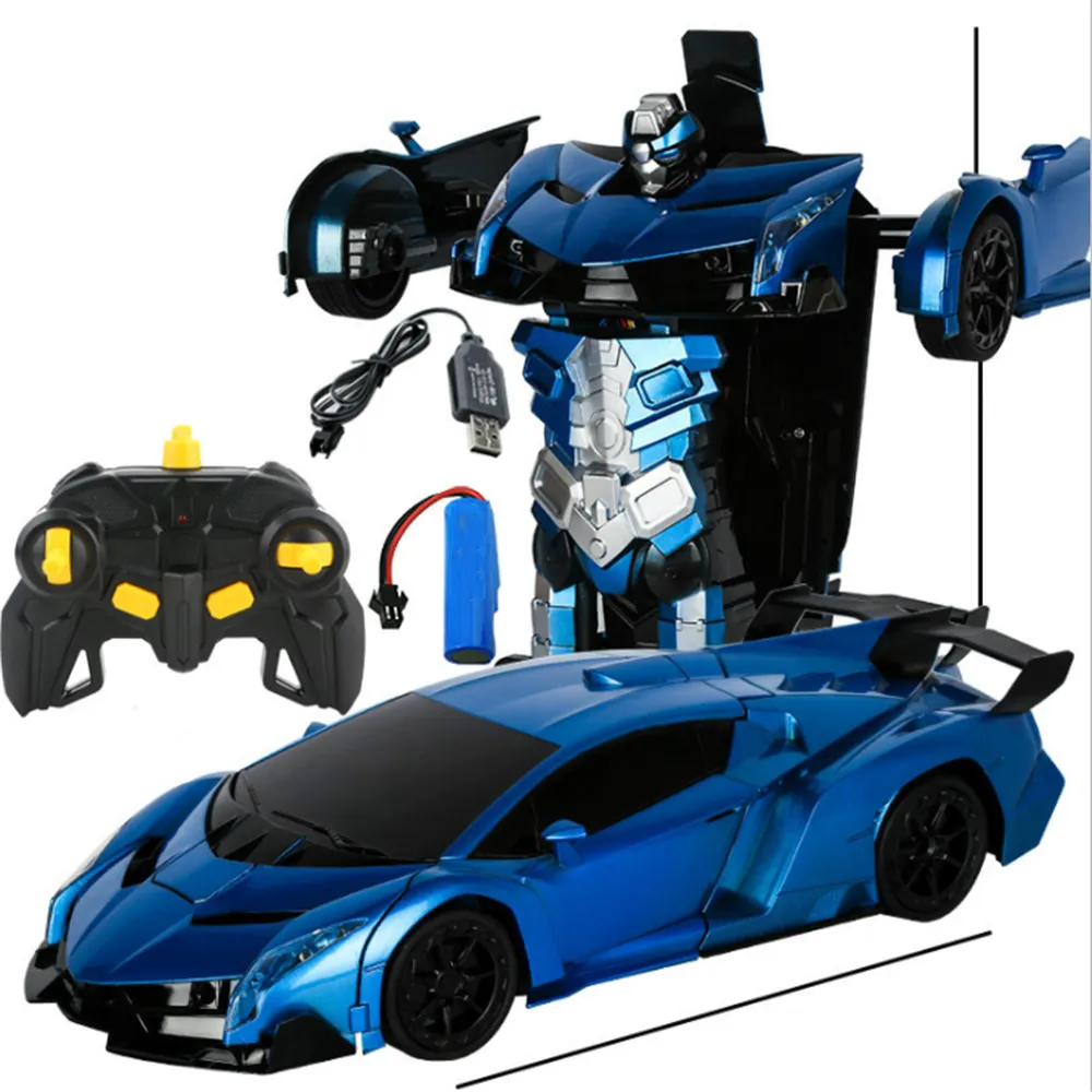 Kids Remote Control Deformation Car Toy Electric Drift 1:14 Robot King Kong Toy